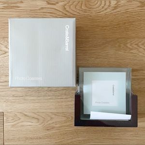 NIB Crate and Barrel Photo Coasters